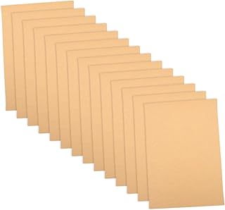 Tofficu 50 folhas a4 papel de papelaria marrom papel artesanato etiquetas de papel artesanato papel de artesanato papel kraft marrom papel de desenho papel de pintura conveniente papel de arte convite A3