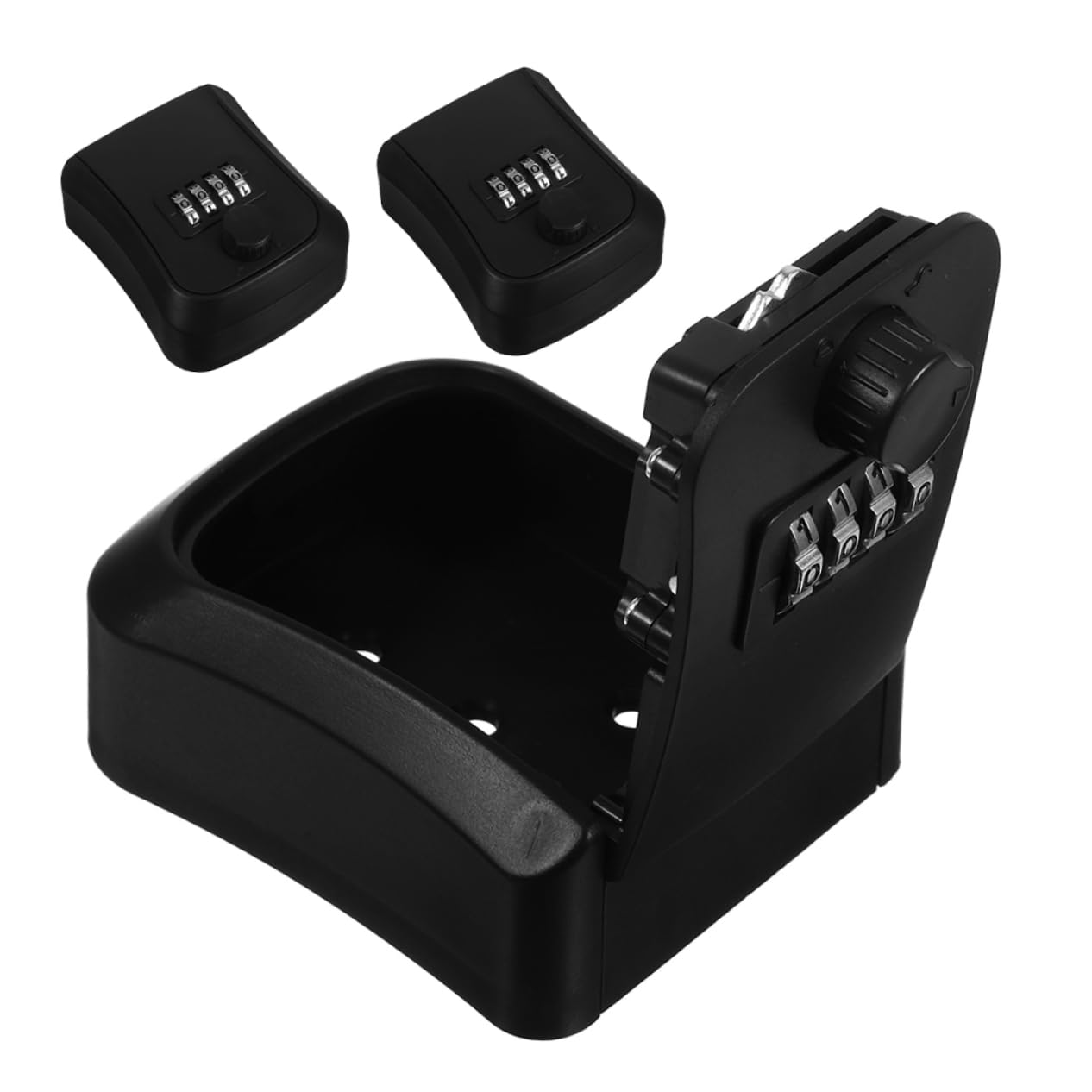 VILLCASE 12piezas Caja De Seguridad para Llaves Combinación Caja De Lock Box Reseteable Diseño Profesional para Almacenamiento De Llaves Exteriores Resistente para Uso Hogares y Oficinas
