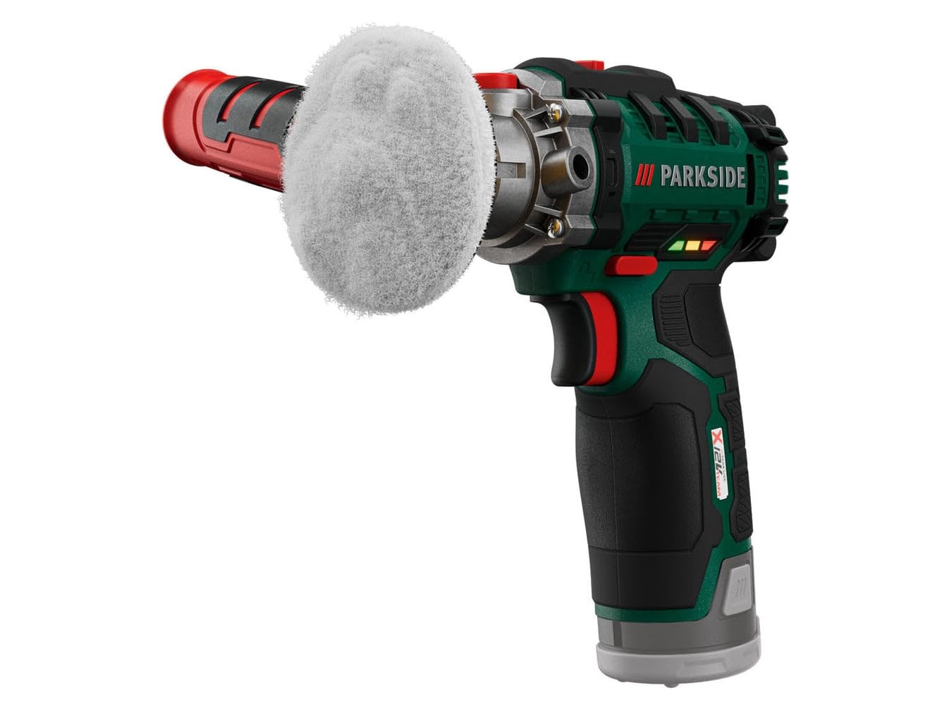 PARKSIDE® PAAP 12 C3 Lucidatrice a Batteria 12V, Lucidatrice per Auto e Fai da Te, Set Accessori Inclusi, Senza Batteria e Caricabatterie