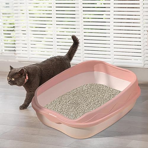 Arenero para gato semi cerrado diseño alto desmontable miniatura 3