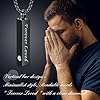 CASSIECA 2 Pcs Urn Necklace for Ashes Men Women Keepsakes for Ashes Black Silver Stainless Steel Bar Pendant Necklace Memorial Cremation Jewelry for Lost Love Forever Loved #2