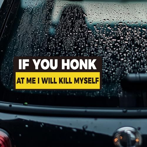 Calcomanías para parachoques adhesivas de vinilo para coche y portátil resistente al agua 6