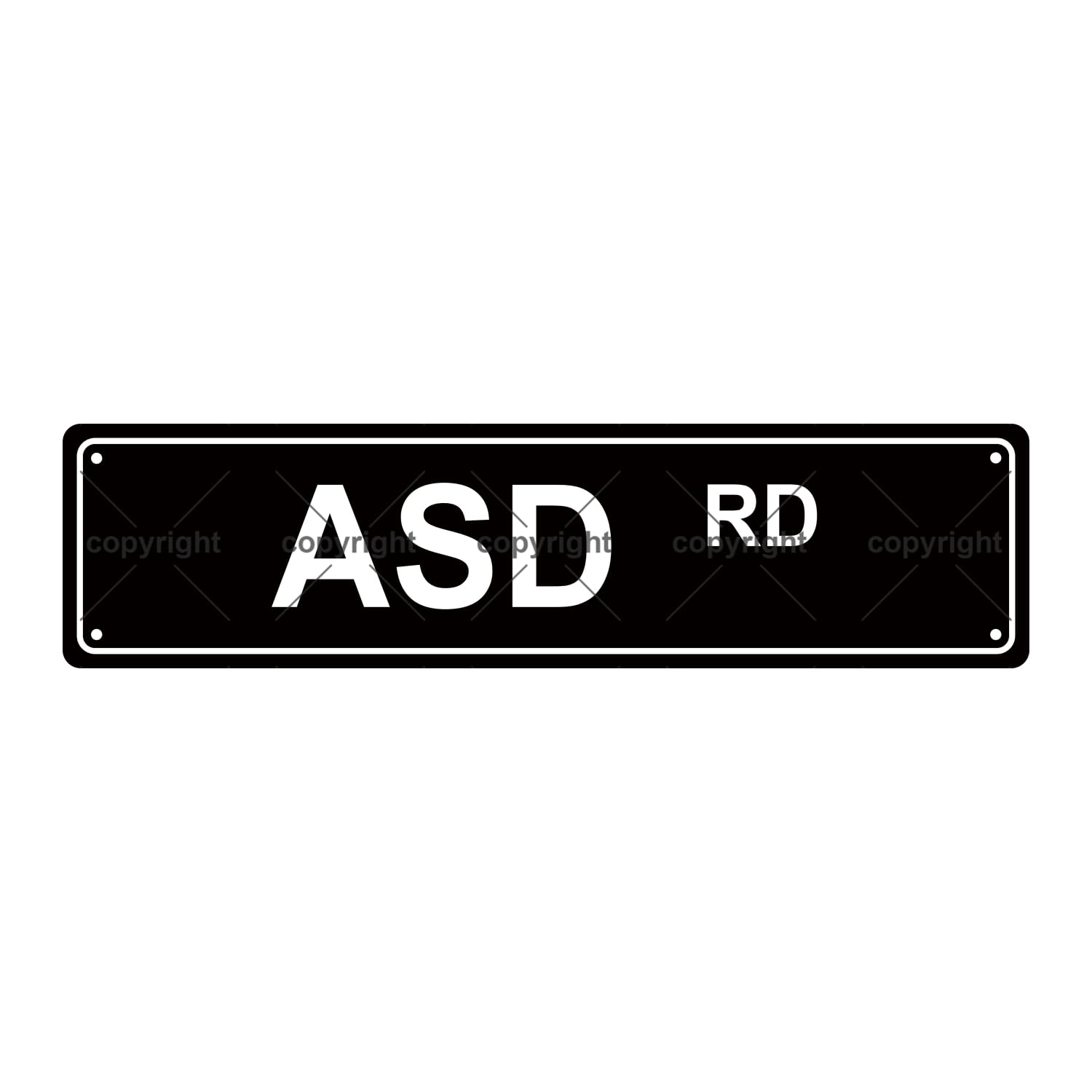 ASD RD ADHD Metal Tin Street Sign Bar Cafe Garage Cave Home Room Wall Bathroom Farmhouse Garden Porch Patio Decor,4x16 Inch