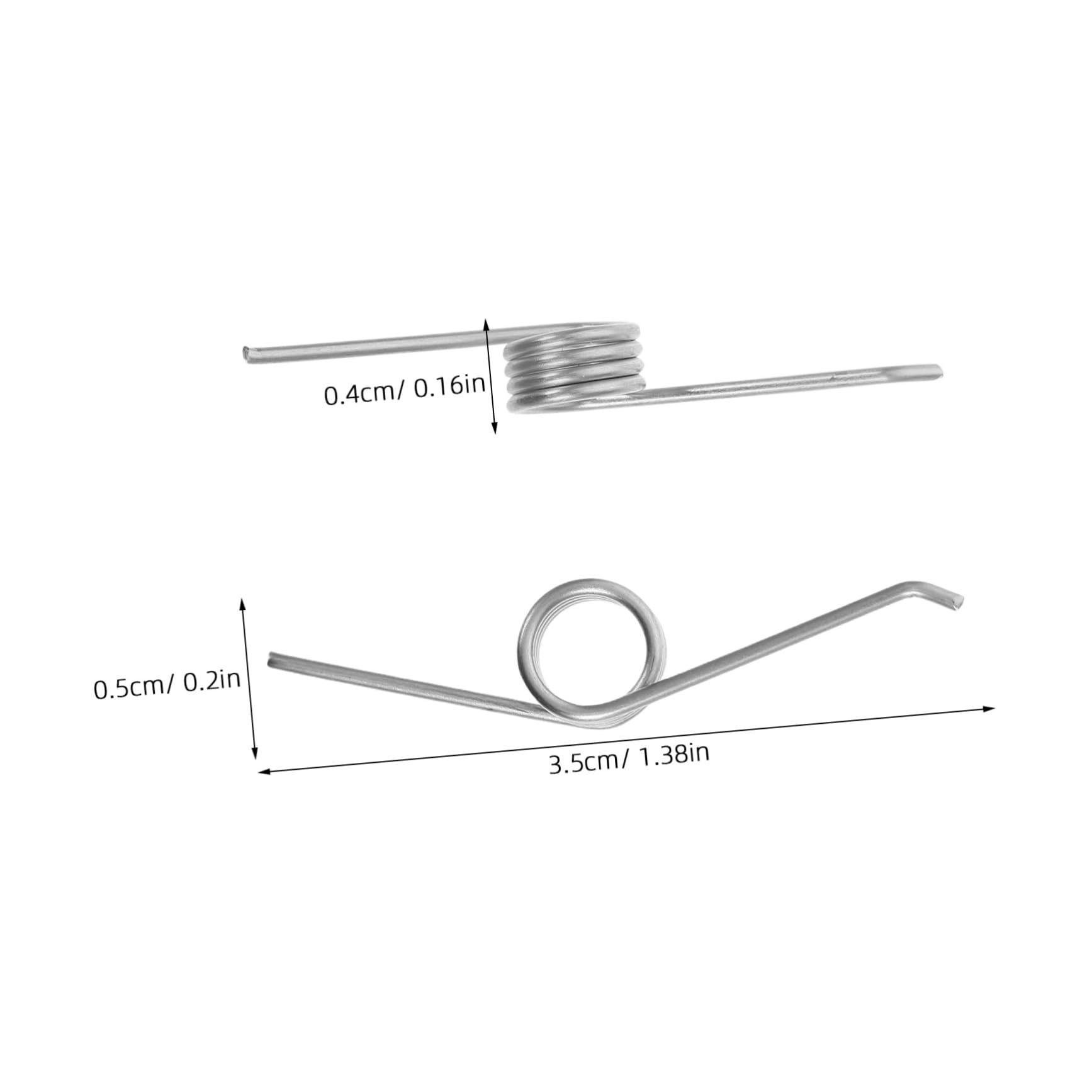 Levemolo Replacement Lid Springs for Trash Cans 4pcs Torsional Spring for Small Medium Tall Garbage Bins