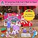 PURPLE LADYBUG Gorgeous Gifts 2025 Advent Calendar for Girls Ages 6+, 24-Day Kids Christmas Countdown Kit - Includes Holiday Toys, Jewelry, Fidget, Makeup, DIY Crafts, Accessories for Tween