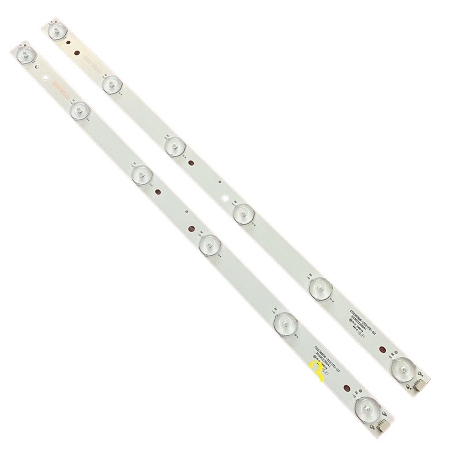 2pcs Set LED Backlight Bar Strip Compatible with GC236D06-ZC14F-03 303GC236031 423MM 3V 24 Inch Color 10pcs for 5