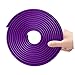 Garneck 32ft(10m) Anti-Scratch Strip Car Door Black Doorbell No Glue Rubber Seal Strip Trim Car Edge Protection Parts Weatherstrip for Window Door Strip Guitar Motorcycle Purple PVC