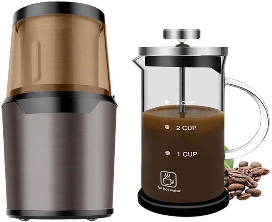 Electric Coffee Grinder - Professional Heavy Duty Stainless Steel, Conical Burr - Grind, Adjustable Cup Size(E)