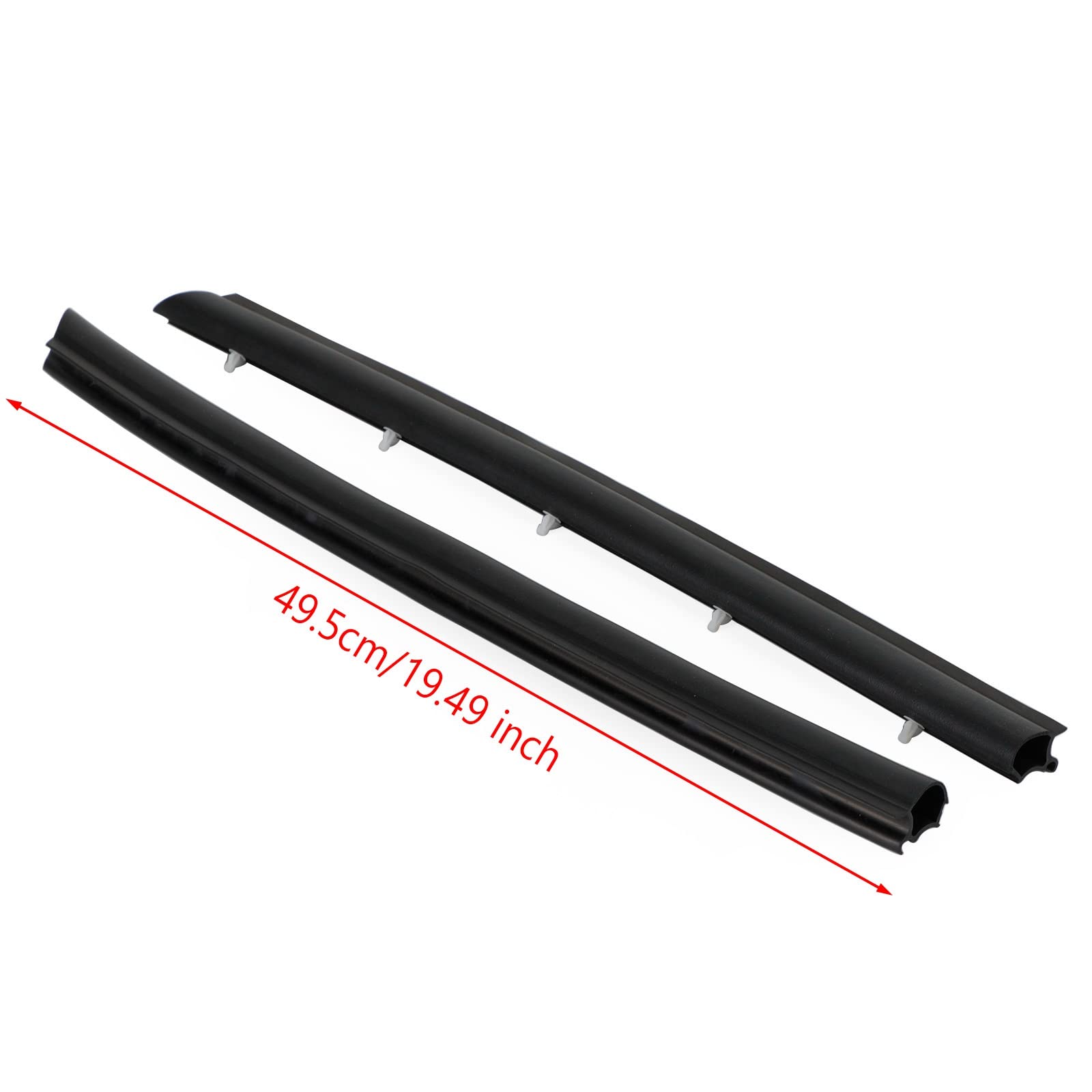 Trim Stripes Bandes Adhésives Ajustement pour Transporter T5 T5.1 2x joint de joint de porte avant garniture en caoutchouc joint de porte en caoutchouc