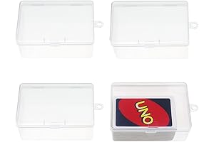 4-Piece Playing Card Storage Box for UNO Classic Game