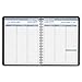 House of Doolittle 25802 Weekly Appointment Book, Ruled w/o Appointment Times, 6-7/8 x 8-3/4, Black, 2016