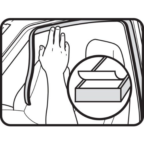 Adhesive Black Foam Weatherstripping Tape Md Products 06577 #TOP7