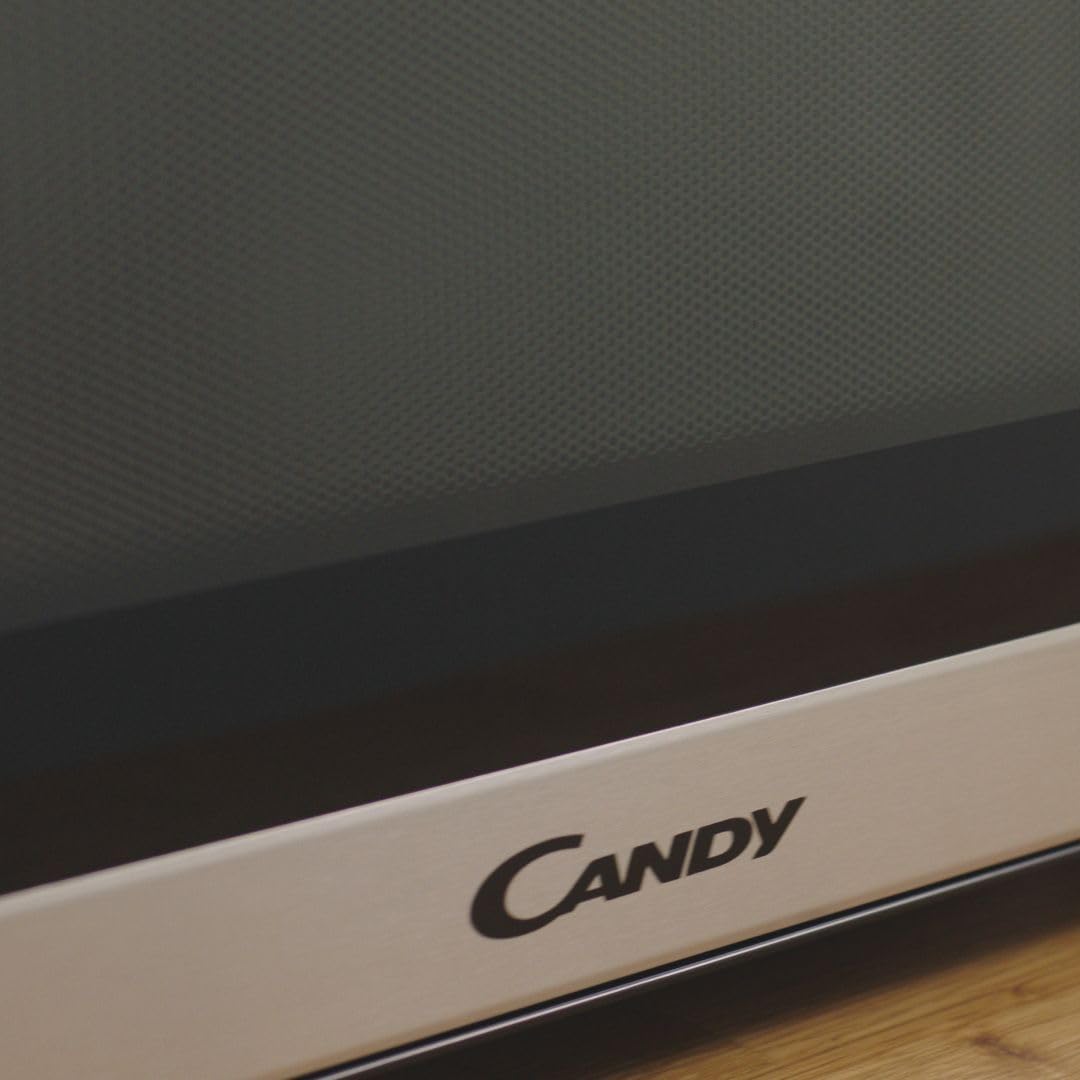 Candy CMGA31EDLB Four Micro-ondes, Gril Quartz 1000W, Grande Capacité 31L, Recettes Automatiques, Fonction Gril, Nettoyage Auto, Programmateur digital, Fonction décongélation, Noir Silver