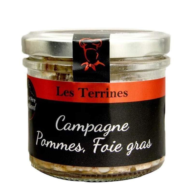 Panier garni de Noël - Coffret cadeau gourmand - Comprend 7 produits dont un Champagne idéal à offrir - Produits Normandie
