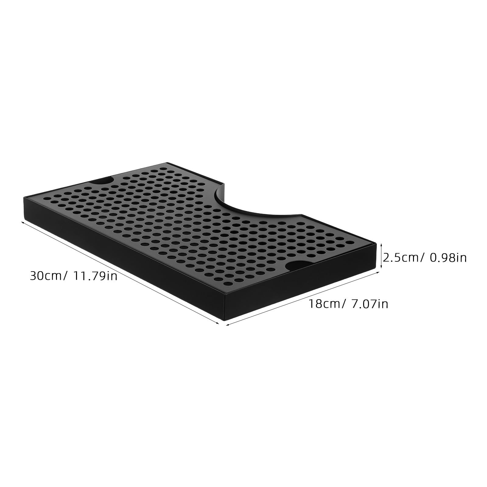 UKCOCO Edelstahl Auffangschale 11,79x7,07 Zoll für Zapfanlagen