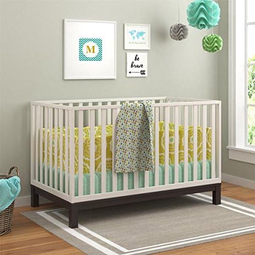 Altra Leni Espresso and White Crib by Cosco