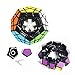 JoyTown Bundle Pack Speed Cube Set of 2 Megaminx Speedcubing, Gold Mirror Cube Twisty Puzzle, with Bonus Stands and Screwdriver Black