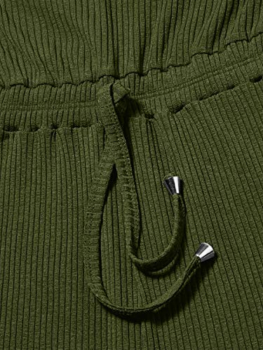 Vestido Casual Macacão, Mercatto, Feminino, Verde Escuro, M