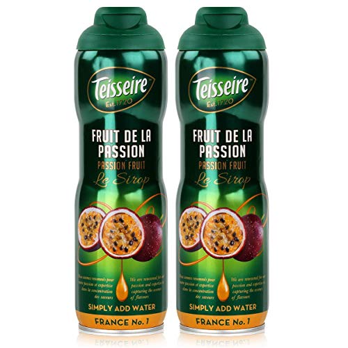 Teisseire Getränke-Sirup Passion Fruit/Passionsfrucht 600ml - Sirup der genauso schmeckt wie die Frucht (2er Pack) Cover