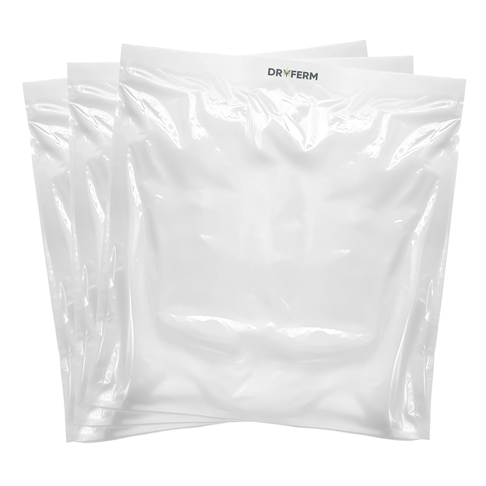 Trocknungsbeutel für Kräuter - 3er Set Dry Bag 50x50cm - schimmelsicher & geruchsarm trocknen, curen & lagern - lebensmittelecht, mit maximaler Wirkstofferhaltung - Made in Germany