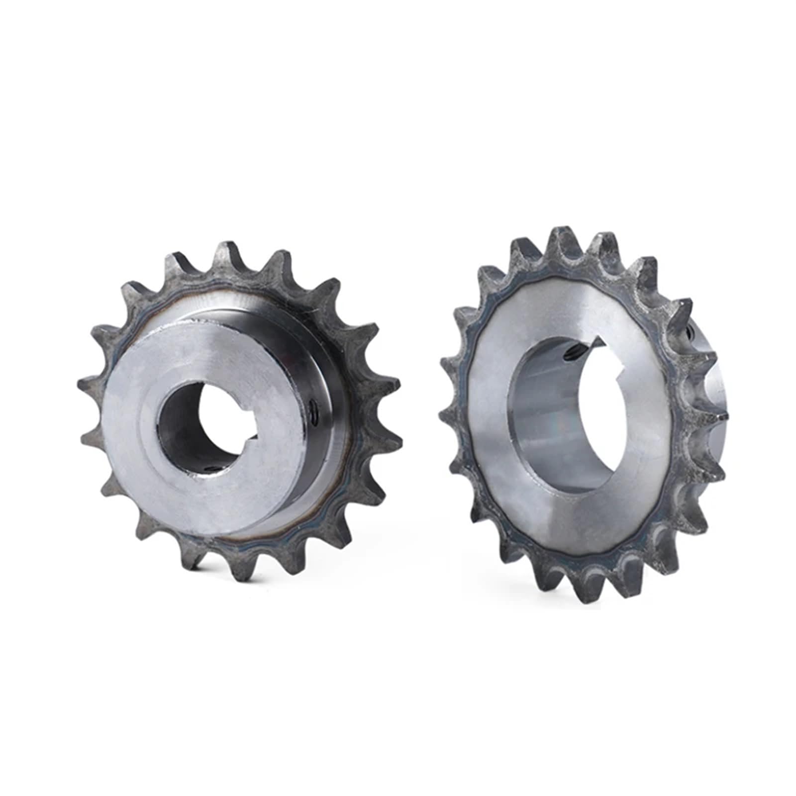 Ruota dentata industriale 08B da 14-32 denti, catena in acciaio da 45#, 14, 15, 16, 17, 18, 19, 20, 22, 23, 24, 25, 26, 28, 30, 32 denti(19 Teeth,22mm (keyway 6mm))