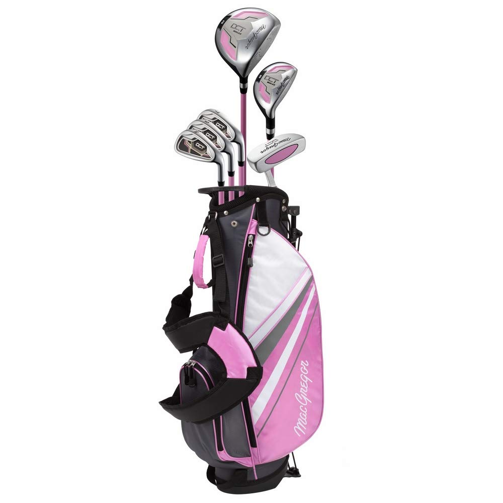 MacGregor Golf DCT Junior Girl Golf Clubs Set with Bag, Left Hand Ages 9-12