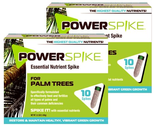 Power Spike for Palm Trees Palm Tree Fertilizer Spike. Essential Nutrient Spike specifically formulated to Effectively Feed and fertilize All Types of Palm Trees and Address Common Deficiencies. (20)