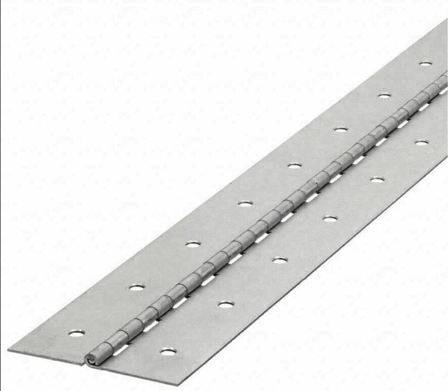 Piano Hinge Stainless Steel 1-1/4 x 4' Continuous Full Surface Non-Removable Pin HQ