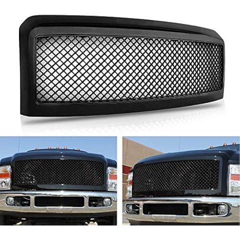 EAG Replacement Mesh Grille Black Front Hood Upper Grill Fit for 08-10 Super Duty Cover