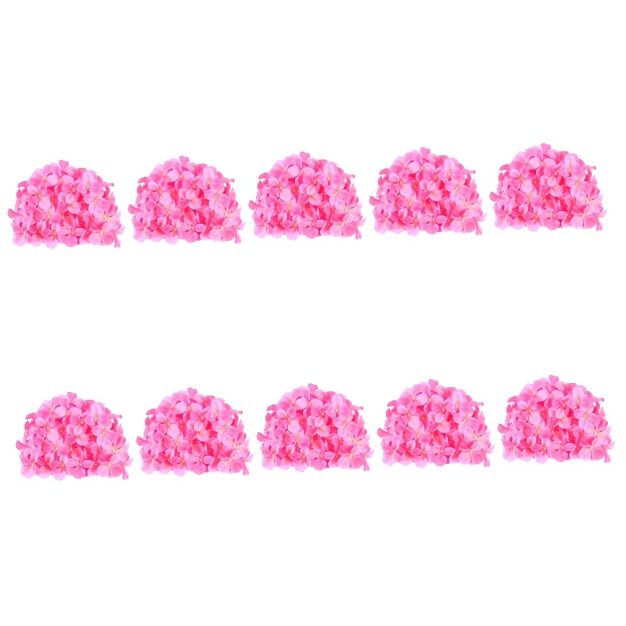 SUPVOX 10 Pezzi Di Cuffie Da Nuoto in Tessuto Di Nylon Con Fiori Elastiche Per Per Ragazze E Donne