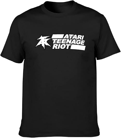 Atari Teenage Riot Mens T-Shirt Unisex Black Shirt : Amazon