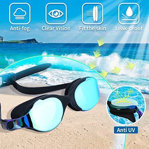 Dizokizo Occhialini da nuoto protezione UV