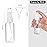 Spray Bottle, 2oz/50ml Small Plastic Fine Mist Spray Bottles, Mini Empty Travel Bottles with Funnels and Labels 20 Pack