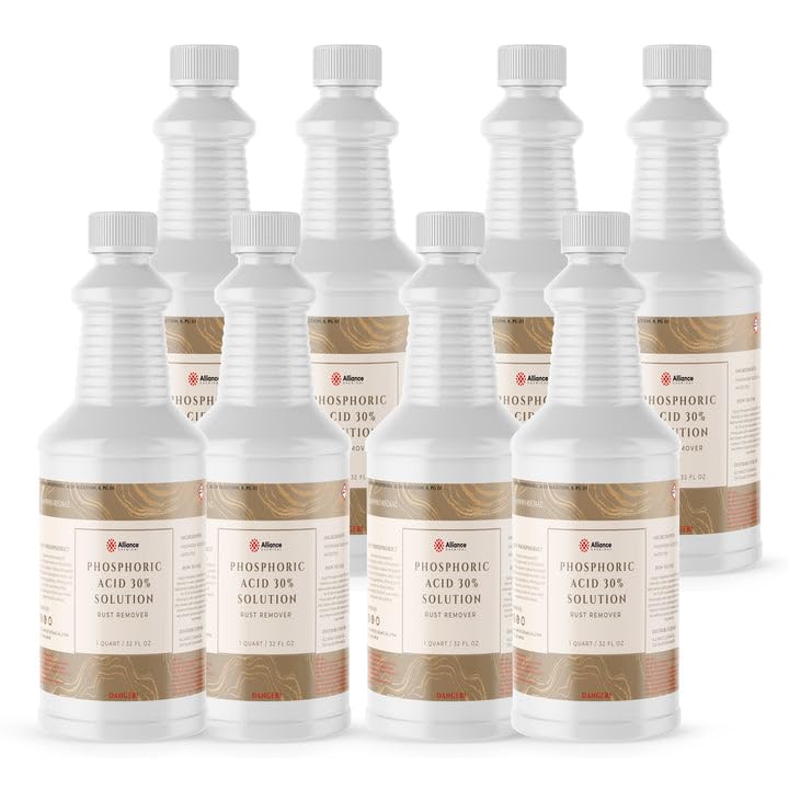 Phosphoric Acid 30% - 2 Gallons - Powerful Descaler for Equipment Maintenance, Rust Treatment
