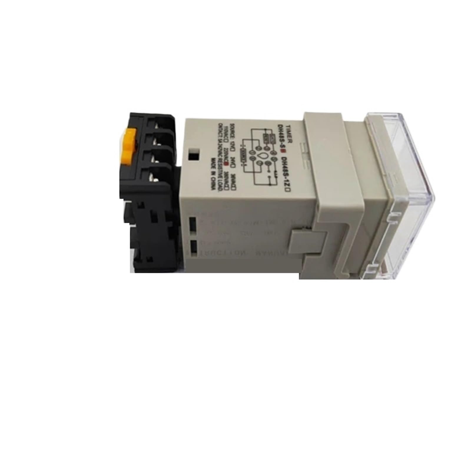 Relé/temporizador de tiempo de ciclo de repetición DH48S-s con zócalo(12VDC)