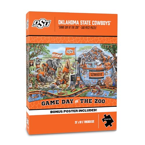 Image of YouTheFan NCAA Oklahoma State Cowboys inchGame Day At The Zoo inch 500 Puzzle