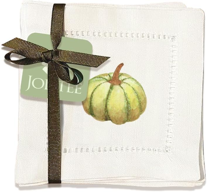 Servilletas de cóctel de lino de 6 x 6 pulgadas, servilletas de cóctel decorativas con punto vainica, servilletas de tela lavables (bombilla)