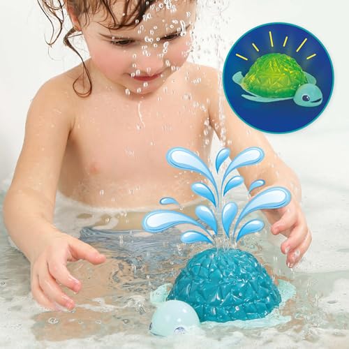 Coffret de bain XXL LUDI avec 16 jeux d'eau interactifs et toboggans pour bébé - 4