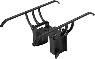 Astibym Drone Landing Gear, Light Weight 33mm Height Extended Quick Release Plastic Black Folding Drone Landing Gear for Drone Protection