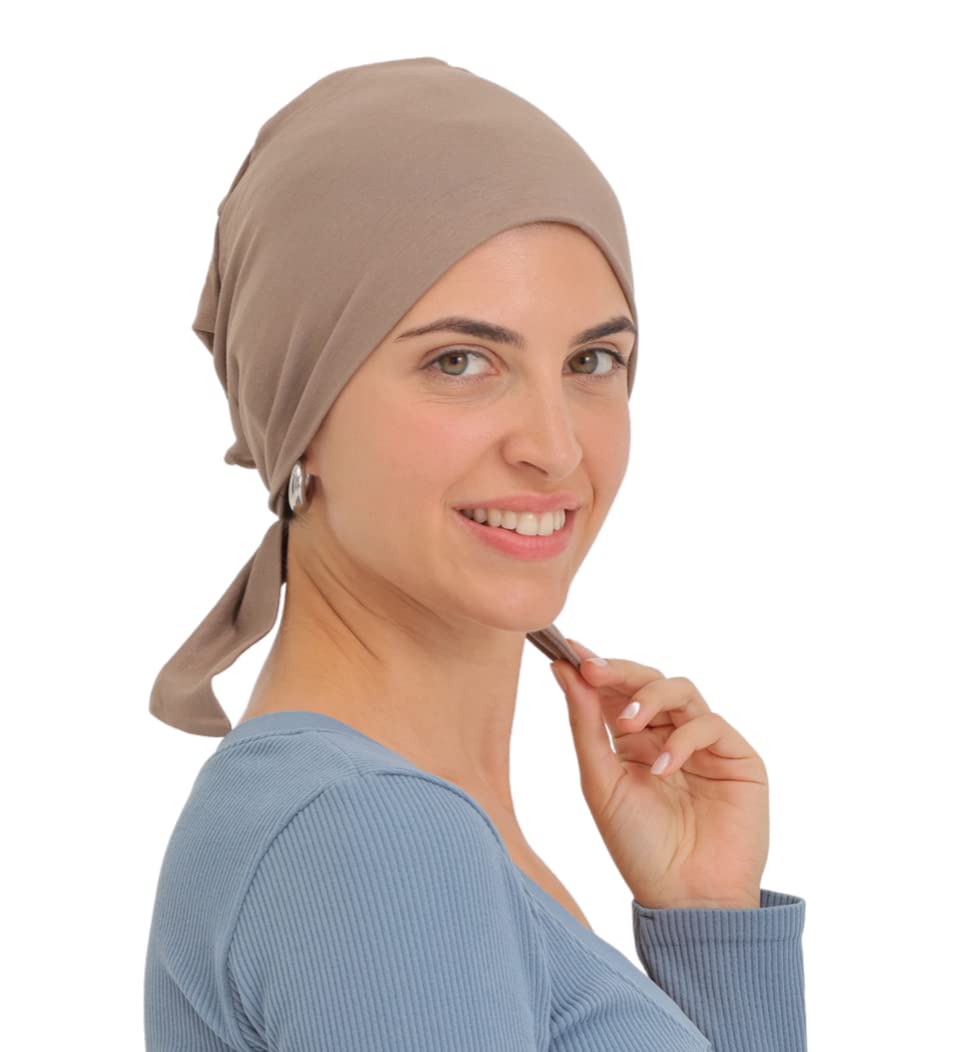 Deresina Headwear Women's Mink Deresina's Comfort Tie Back Cap For Chemo ( - One Size)