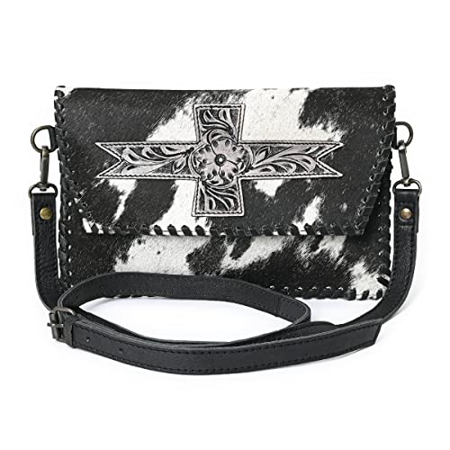 Melody handtooled mini crossbody bag