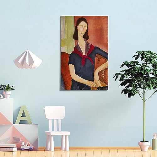 Toile Modigliani Jeanne Hébuterne, impression d'art premium - 4