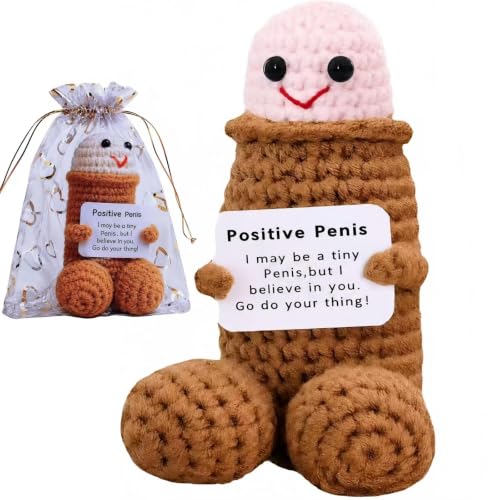 Funny Gag Gifts Weird Stuff Gift Things Support Crochet Emotional Pickle Nuggets Plush Positive Dolls for Men Women Friend Husband Boyfriend(FunnyGagGifts)