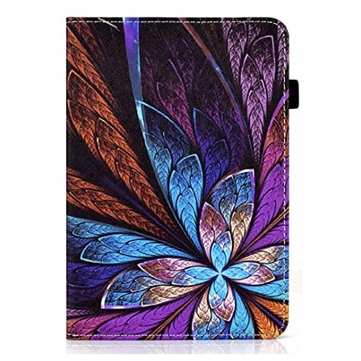 Fodral till Samsung Galaxy Tab A 10.1 2016 fodral SM T580/T585 – [hörnskydd] premium veganläder folio stativskydd, auto vakna/sömn Ayaka