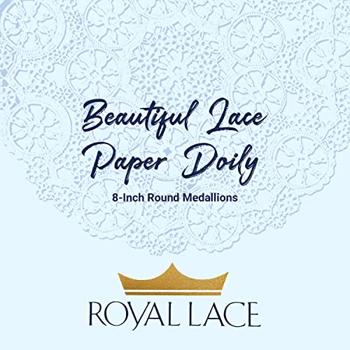 Royal Brites B23004 Royal Consumer Medallion Lace Round Paper Doilies thumb #6