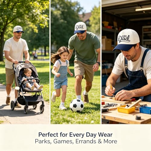 Image of Girl Dad Hat for Men,Girl Dad Gifts Fathers Day Birthday Christmas for Dad Trucker Hat Baseball Caps