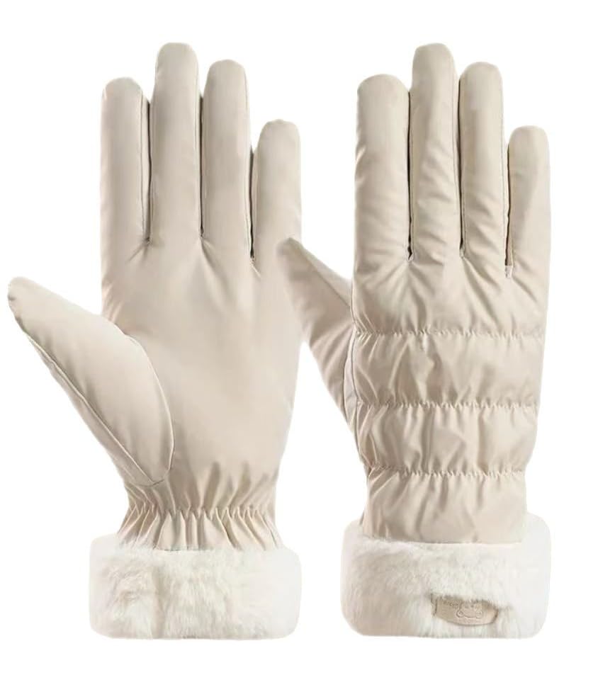 Mealah Thermal Winter Gloves for Women,Windproof Snow Gloves for Skiing Cycling Running Work