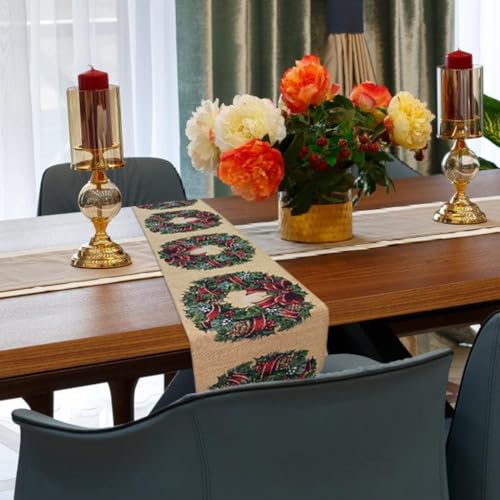Chemin de table de Noël lavable pour protéger et décorer votre maison - 4