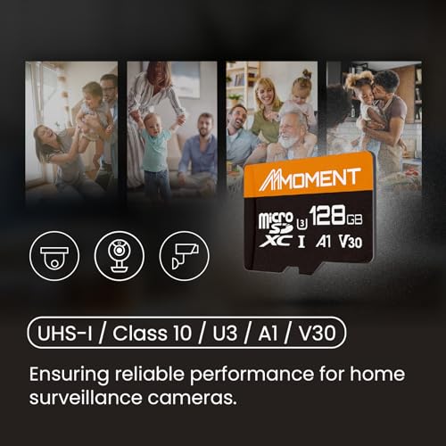 Image of MMOMENT MM13 128GB (2 Pack) Micro SDXC Card, A1, UHS-I, U3, V30, Class10 Compatible, Read Up to 95 MB /s,Write Up to 60 MB /s, SD Adapter Included