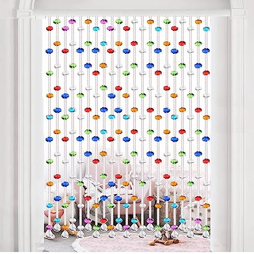 Panneau mural à franges multicolore créer un coin intimité studio et chambre